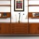 Teak Wall System by Kai Kristiansen for FM Denmark 1960s