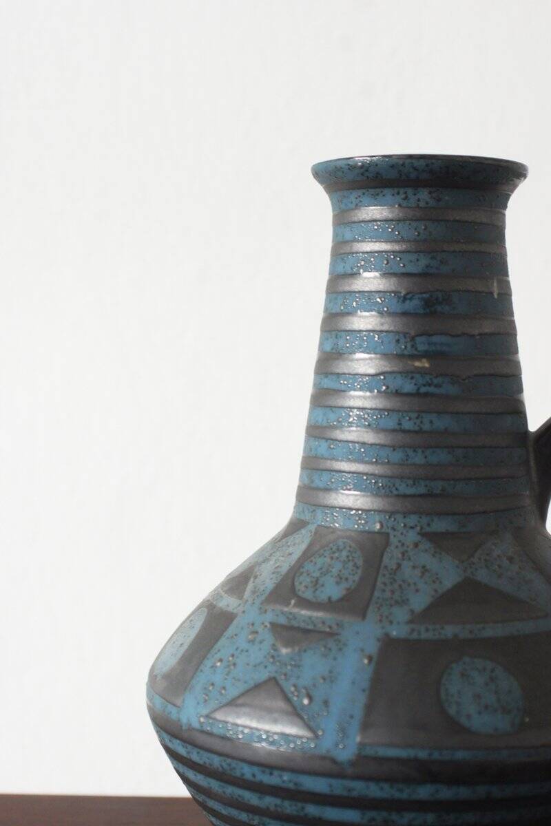 Mid-century ceramic vase decor Ankara design Helmut Scholtis from Carstens Tonnieshof