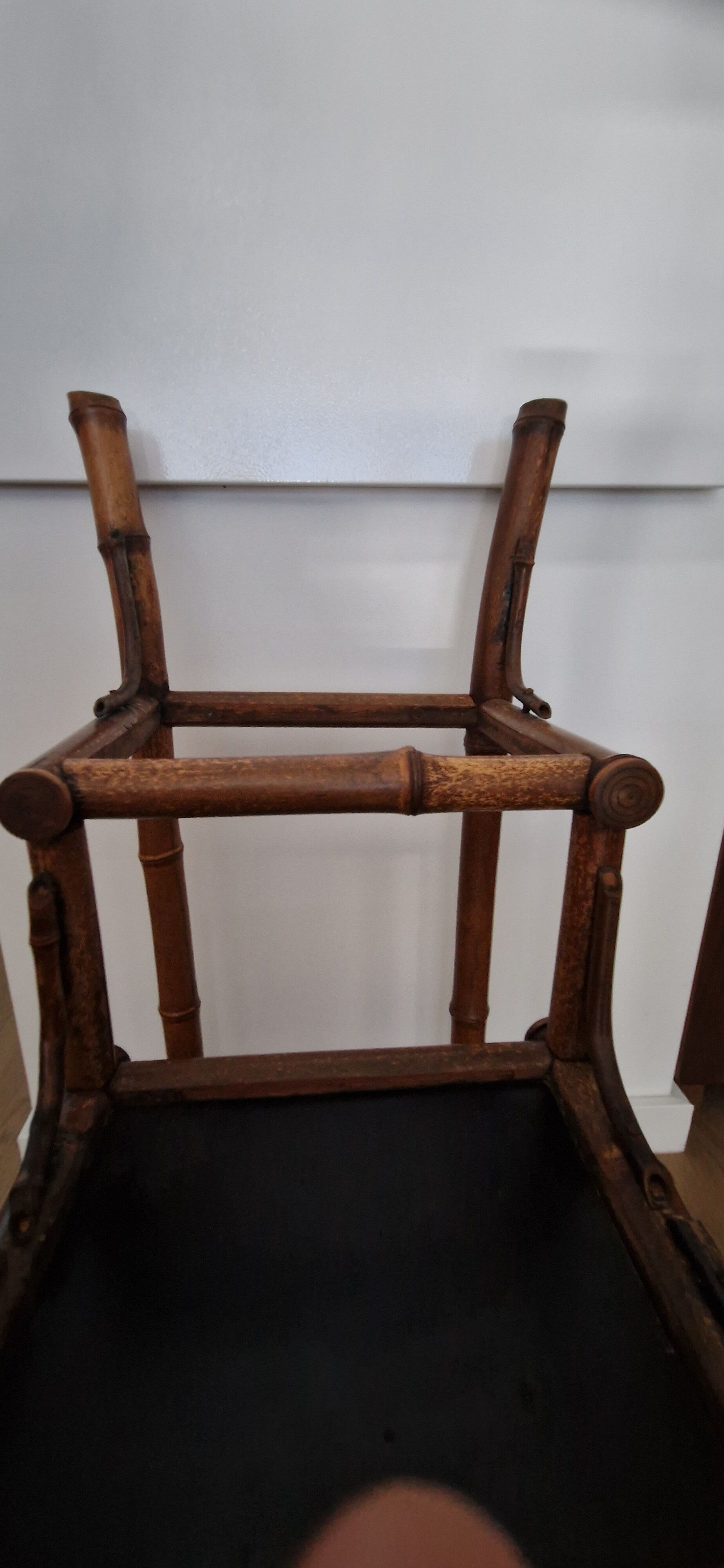 Side table bamboo late XIX style Perret & Vibert