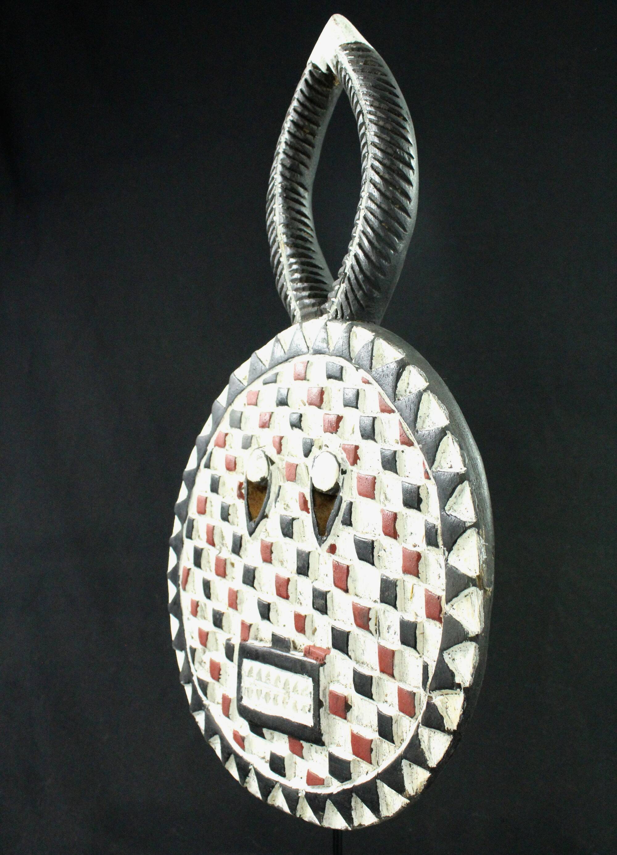 African Art - Goli Baoulé Mask - Arte Africa - Chic Ethnic Wall Decor - African Mask - 50 cms