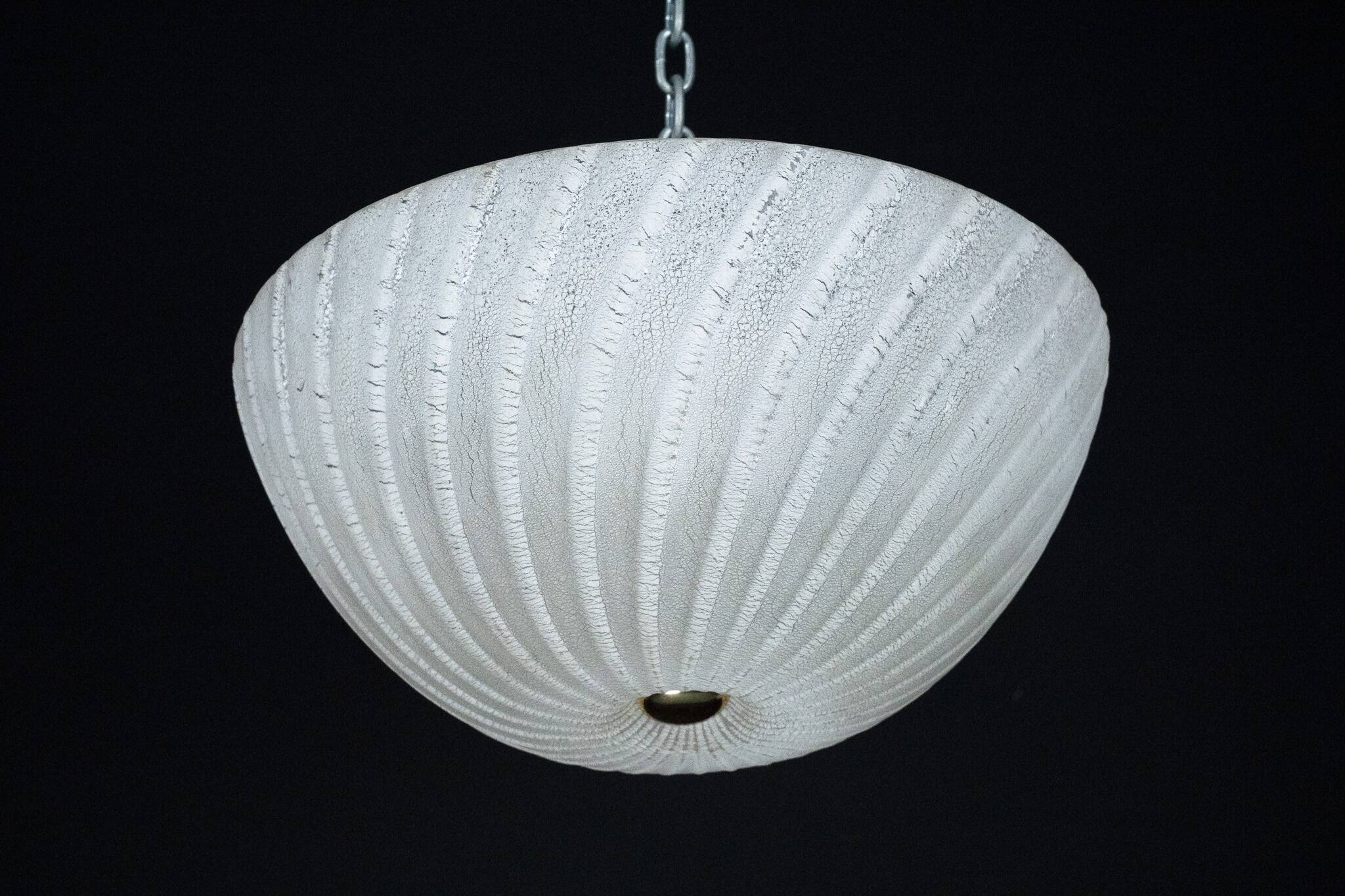 Barbini Murano Glass Ceiling lamp, Italy 1980s