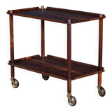 Vintage Bar Cart in Rosewood by Poul Hundevad, 1960s