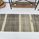 Shades of brown vintage runner rug 75x225cm