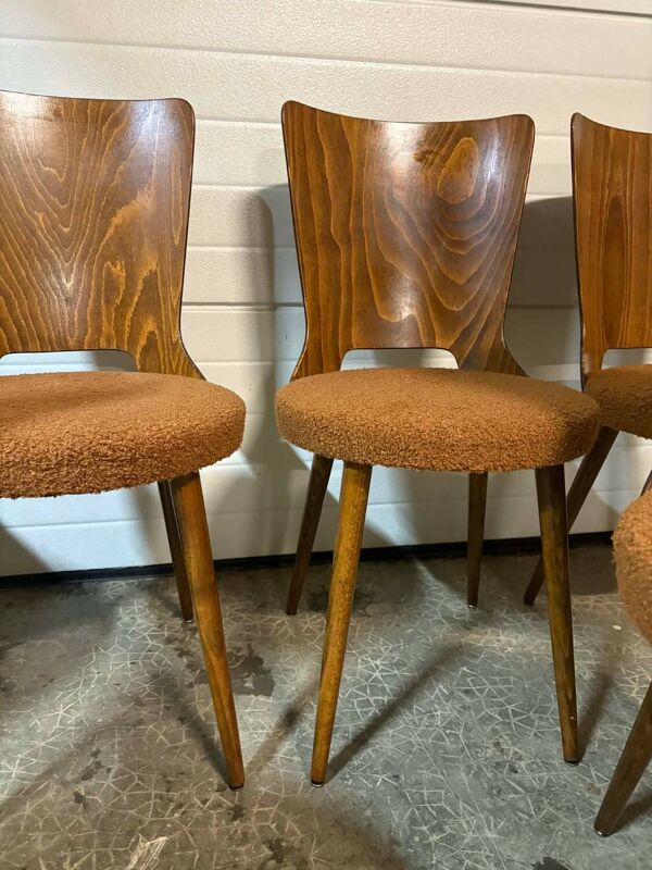 Set de 6 chaises de bistrot Baumann