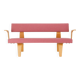 Very rare 1950s 2-seater sofa