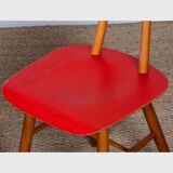 Paire de chaises produites par Ton dans les années 1960