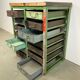 Vintage Industrial Iron Chest of Drawers, 1950s