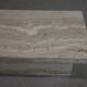Table basse vintage en travertin, années 1970