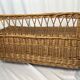 Vintage rattan chest bench child circa 1960