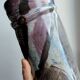 Vintage abstract ceramic roller vase – signed