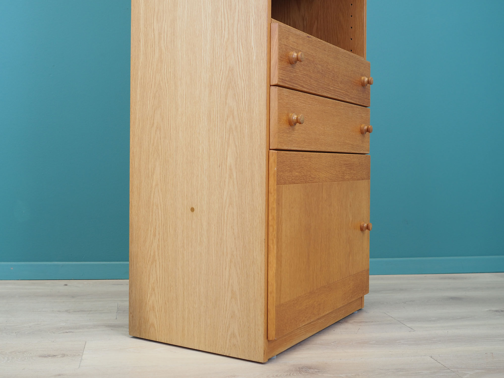 Ash bookcase, Danish design, 1970s, production: Skovby Møbelfabrik