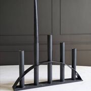 Scandinavian black metal chandelier.