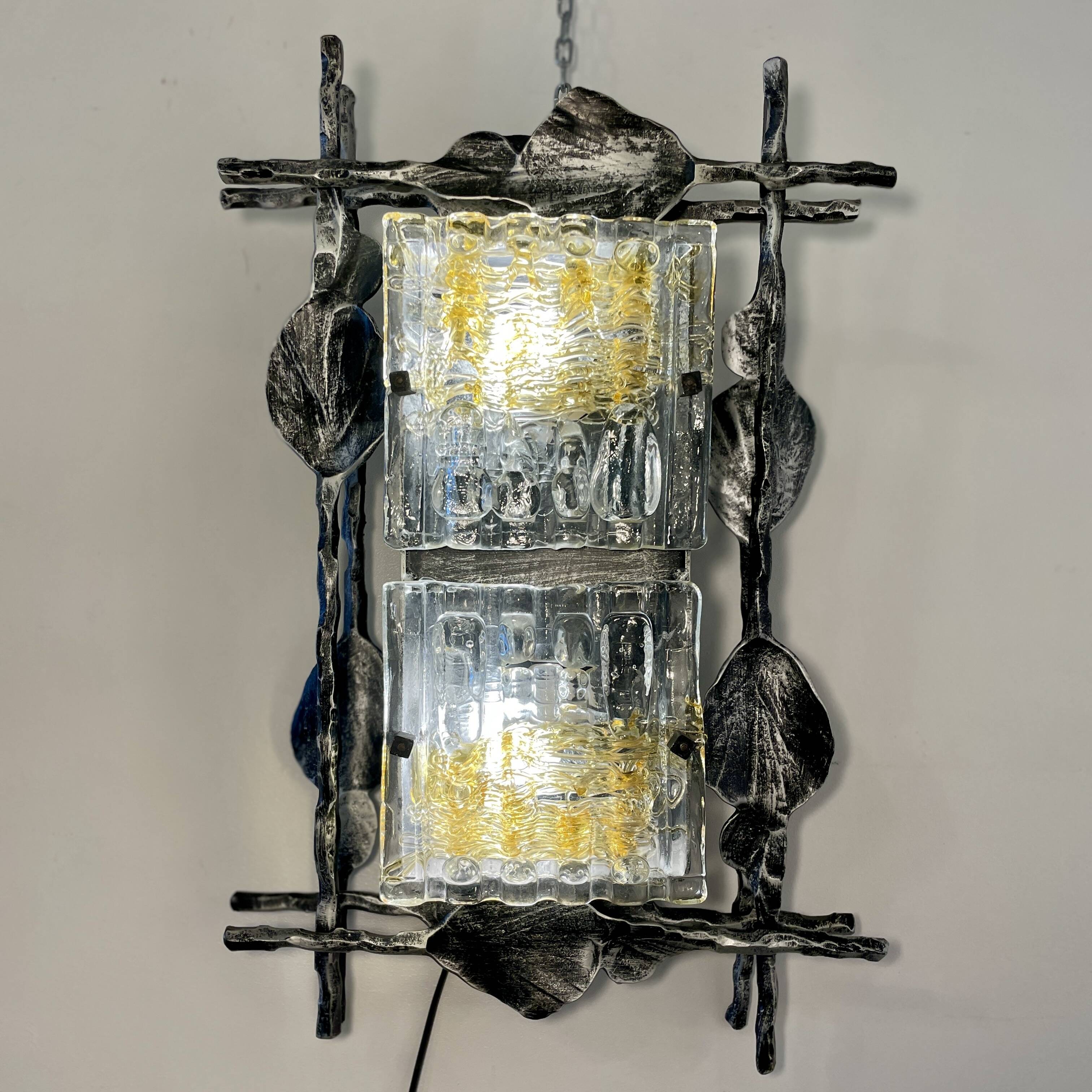 Brutalist Wall Lamp by Tom Ahlström & Hans Ehrlich for A+E Leuchte from 1960'~70'