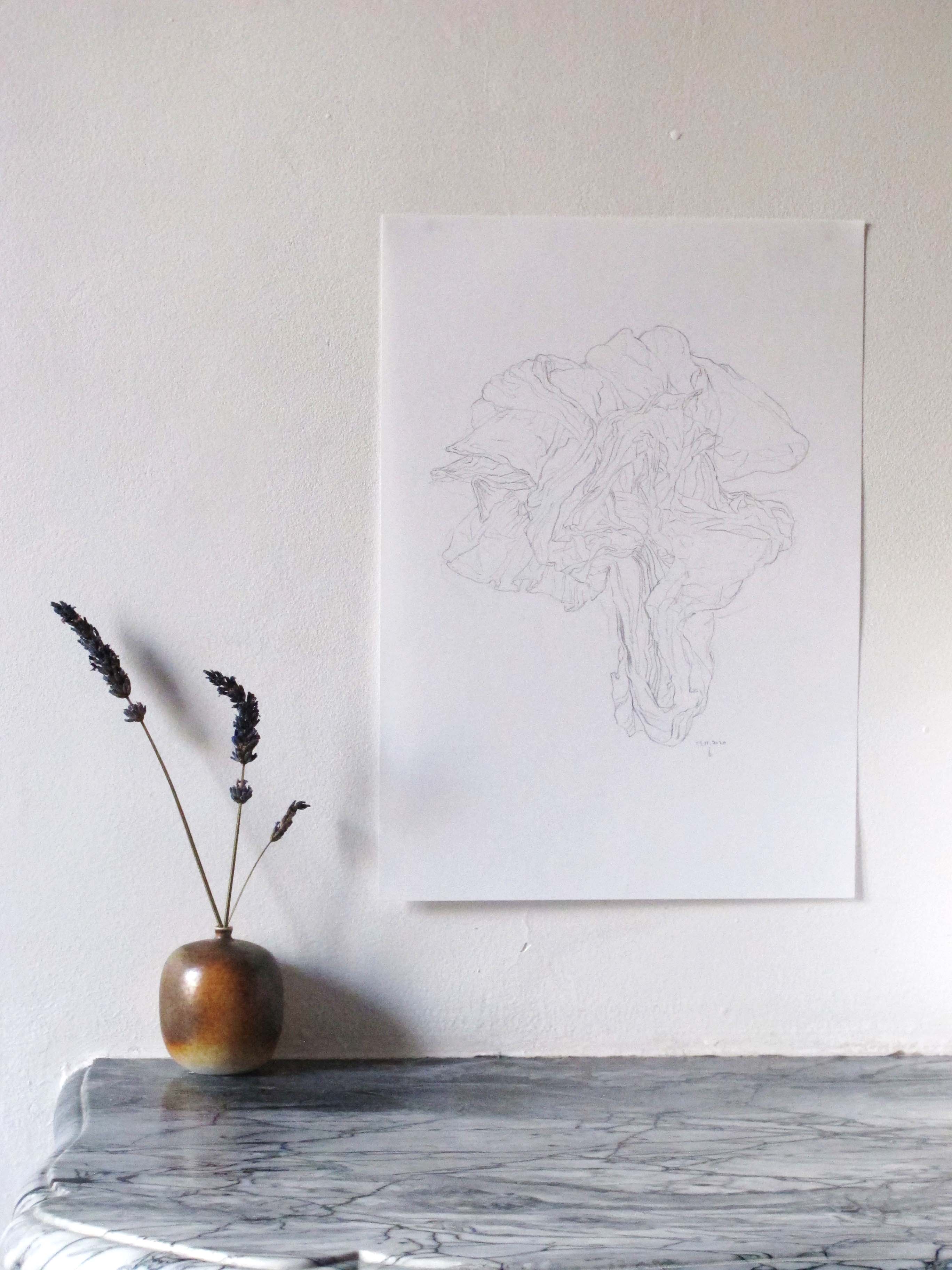 Drapé - original drawing signed