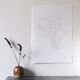 Drapé - original drawing signed
