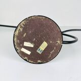 Black Italian desk lamp by C. Zaffaroni Turate, 1980s.