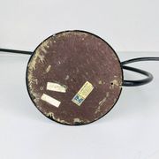 Black Italian desk lamp by C. Zaffaroni Turate, 1980s.