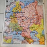 Vidal-Lablache educational wall map
