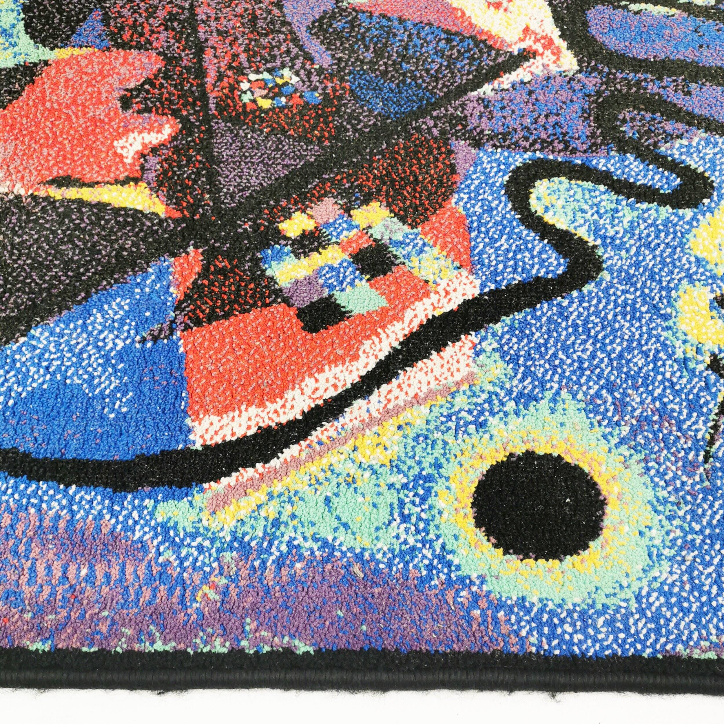 Carpet with a composition by Wassily Kandinsky, Shahbano, Germany 1980s