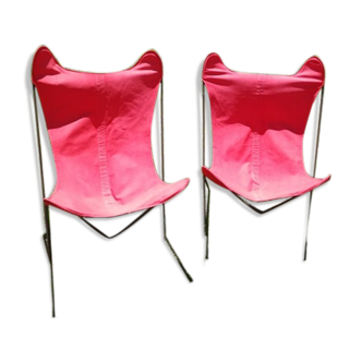 Pair of armchairs butterfly or AA