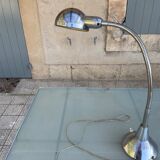 Chrome articulated lamp