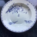 19th century Carmen iron earth soup plate dimensions: diameter -24 cm