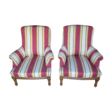 Paire de fauteuils anglais XIXe siècle