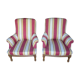 Paire de fauteuils anglais XIXe siècle