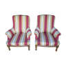Paire de fauteuils anglais XIXe siècle