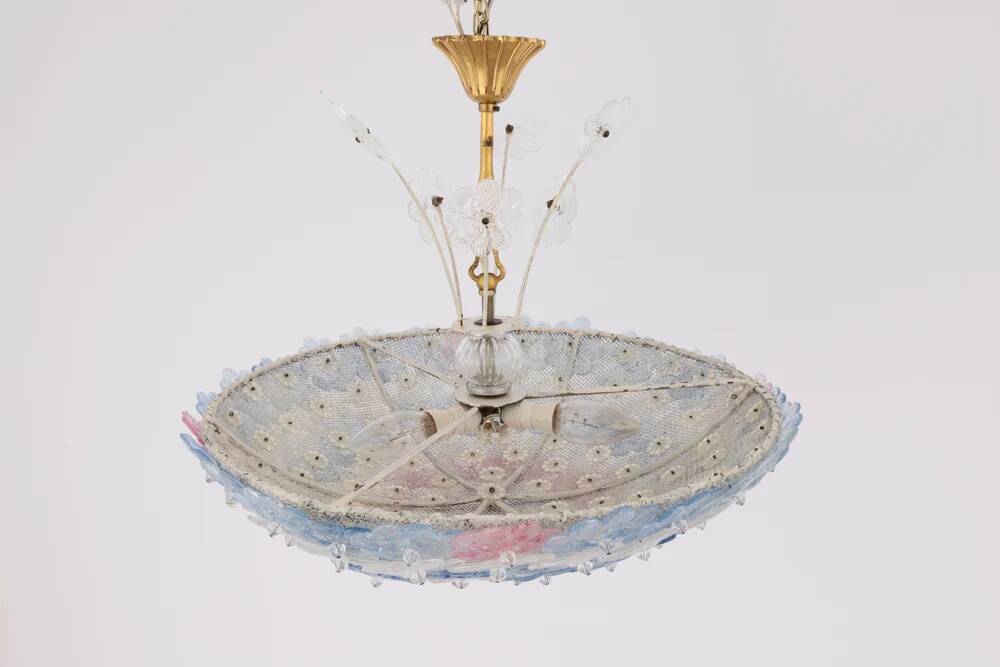 Murano glass floral Barovier & Toso flower chandelier
