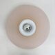 Postmodern Italian pink glass wall lamp, 1980s