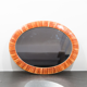 Miroir en bois des années 1950
