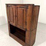 Small antique rustic wardrobe, circa 1880