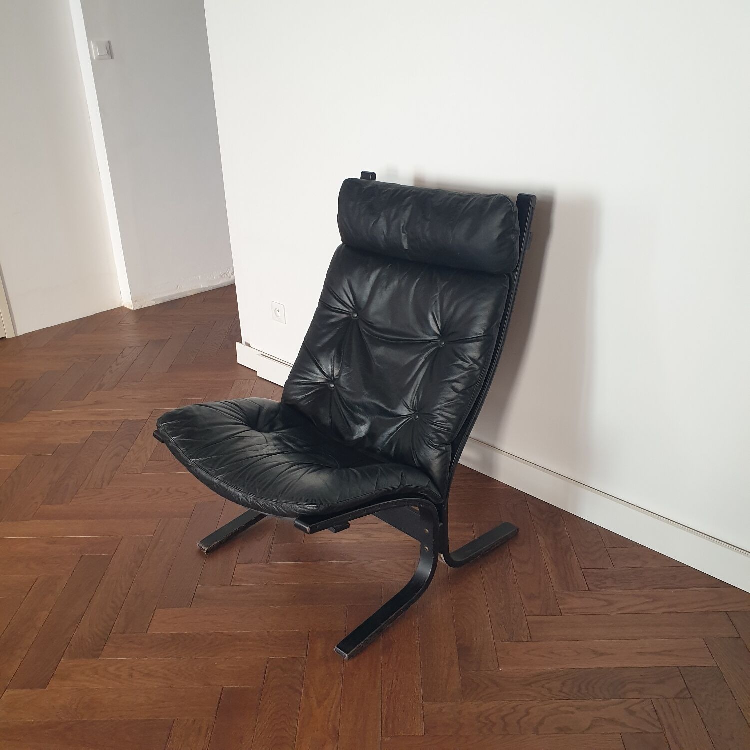 Armchair Siesta Ingmar Relling 60s leather