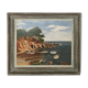 Table seaside landscape Cote d'Azur years 60