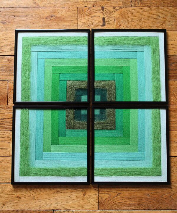 Tableau tissé Canopée – Collection « Mosaïques »