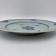 Plate in porcelain blue and white china xviii floral decoration
