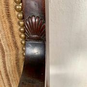 Fauteuil de bureau empire en acajou decor palmettes xviiième