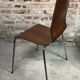 Vintage Scandinavian chairs (series of 4) in thermoformed wood 1970