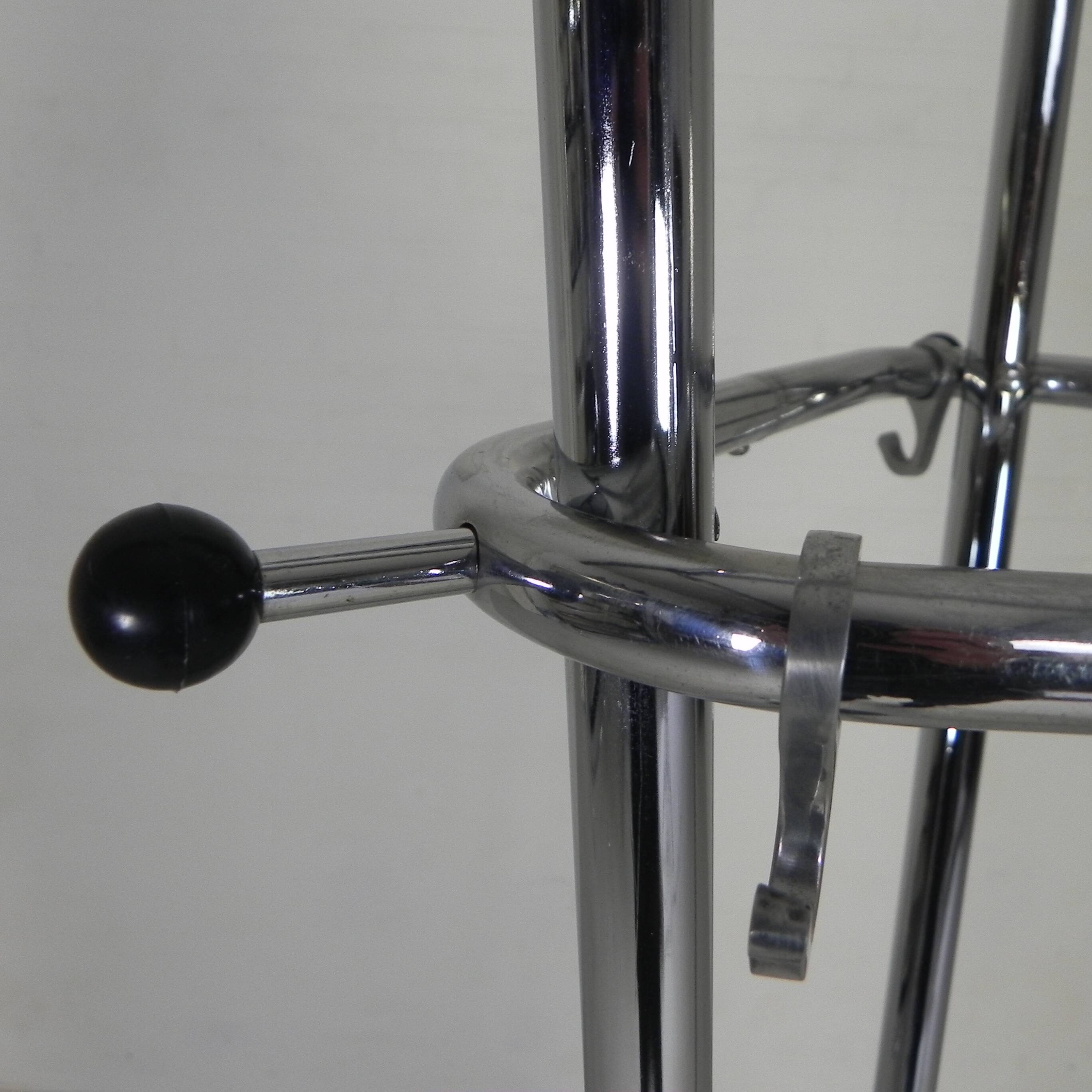 Sturdy standing Tubax coat rack, 1950s
