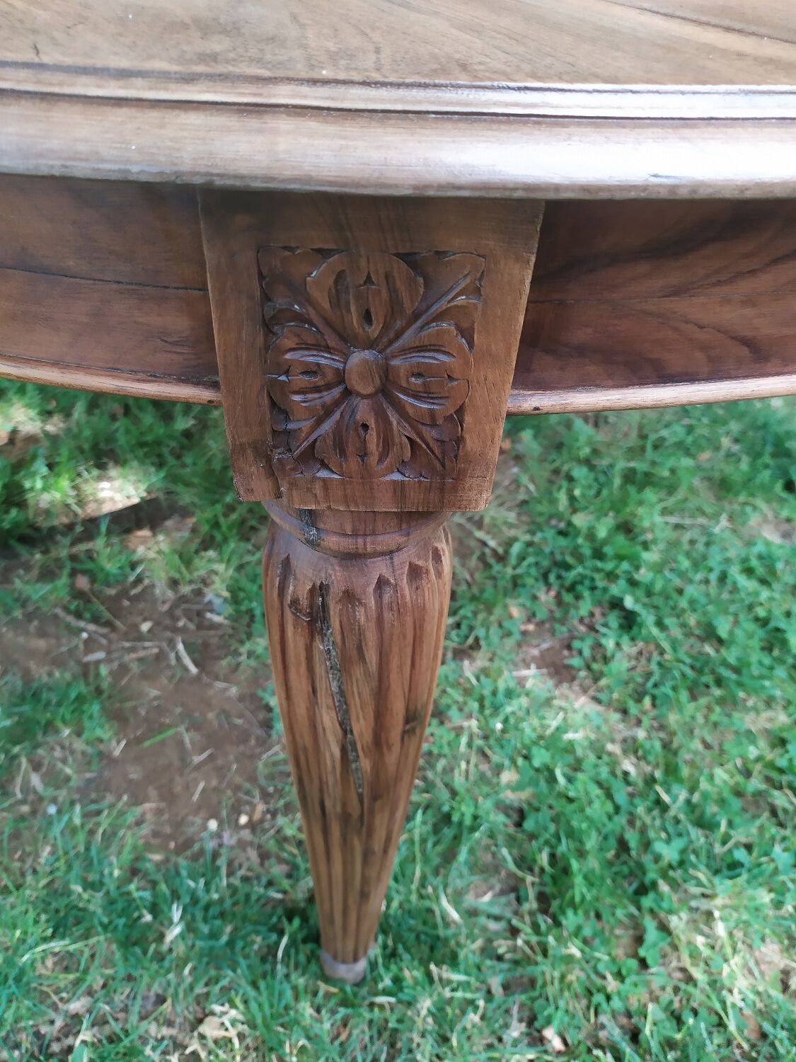 Stamped table