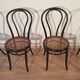 Chaises de salle à manger en hêtre courbé dans le style de Thonet, Italie, lot de 4