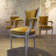 Series of four chairs Louis XVI 1940'