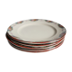 Lot de 5 assiettes à dessert - terre de fer