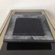 Black marble sculpture