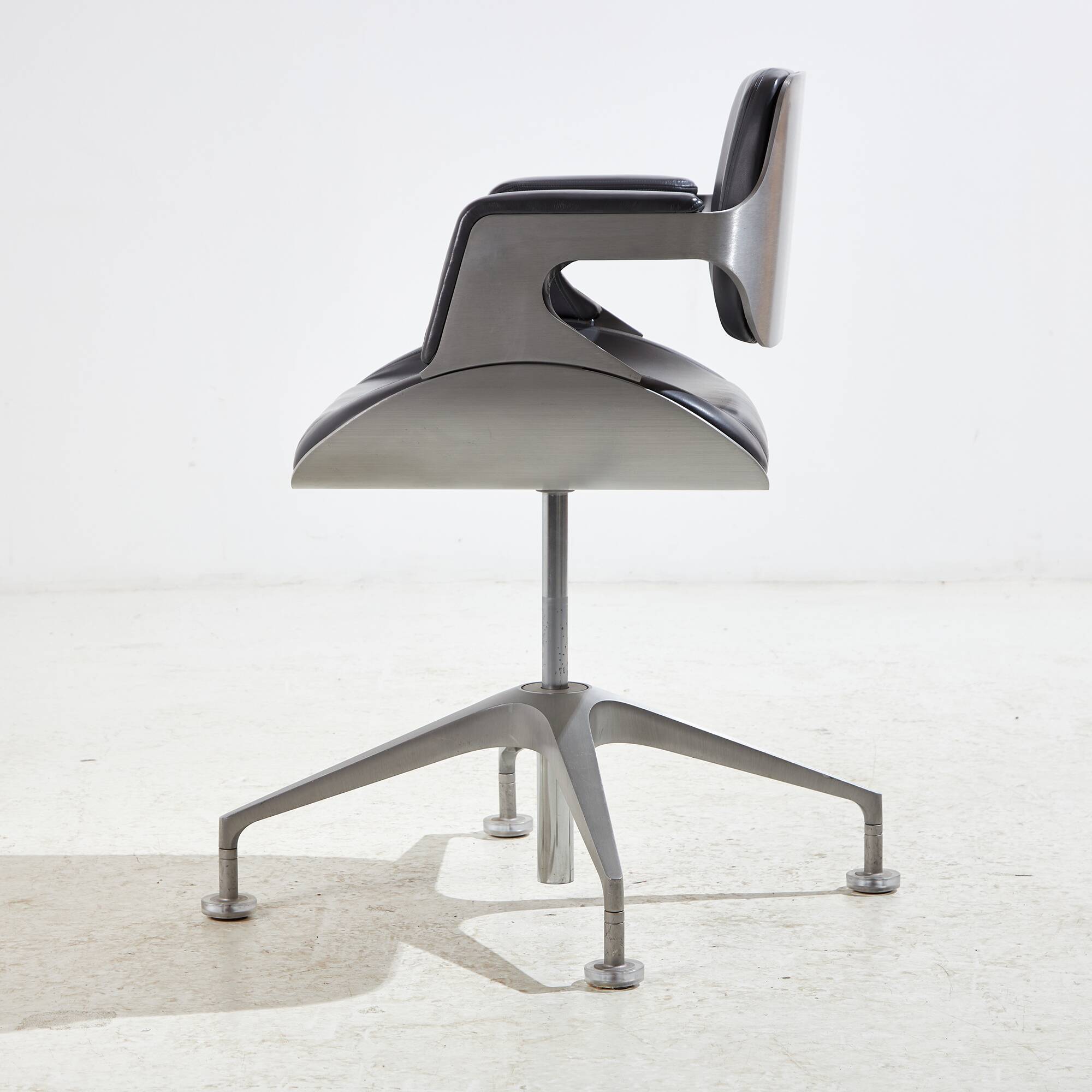 Chaise argentée par hadi teherani pour interstuhl (mk10281)