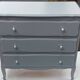 Belle commode vintage 1980 rajeunie couleur grise