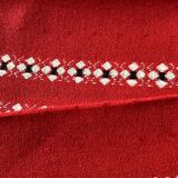 Set of six napkins in cotton / linen vintage dimension: height -52cm- width -48cm-