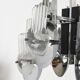 Chandelier in chrome by Oscar Torlasco Italy 1960 s