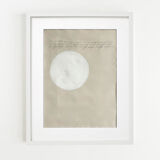 Hand painted abstract wall art 03 - sun